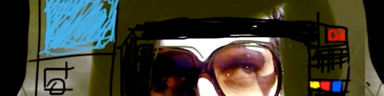 diefresse.com Header — Selfie mit Sonnenbrille, Graffiti-Style